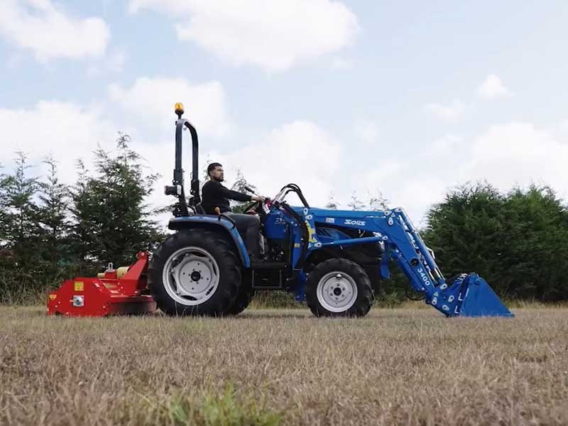 Solis S40XL carregador e alfaia